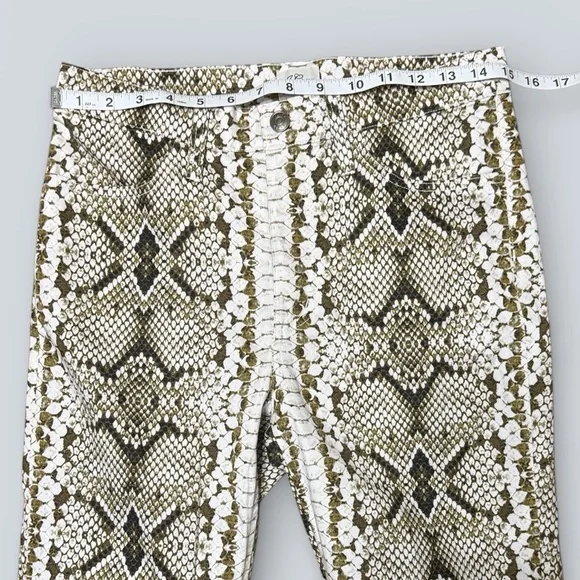 J. Crew Snakeskin Kickout Crop Pant - Picture 4 of 7